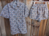 SOLD - Vintage 50s Jantzen Cabana Set Trunks and Shirt size S